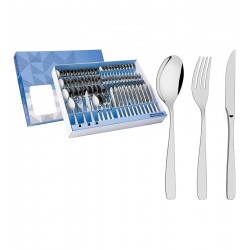 Faqueiro 84 Peças Cosmos Aço Inox Tramontina Com Facas Para Churrasco